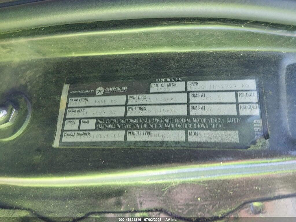1B7HW14TXFS616166 1985 DODGE W-SERIES photo no. 9