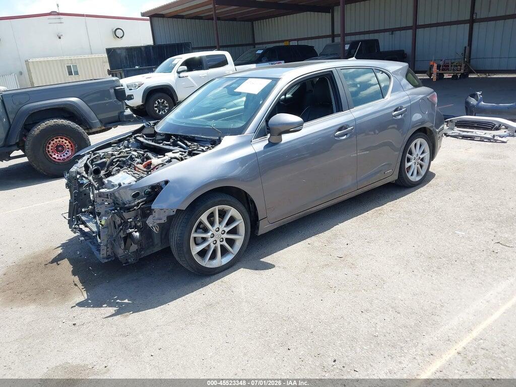 JTHKD5BH2D2126334 2013 LEXUS CT 200H photo no. 2