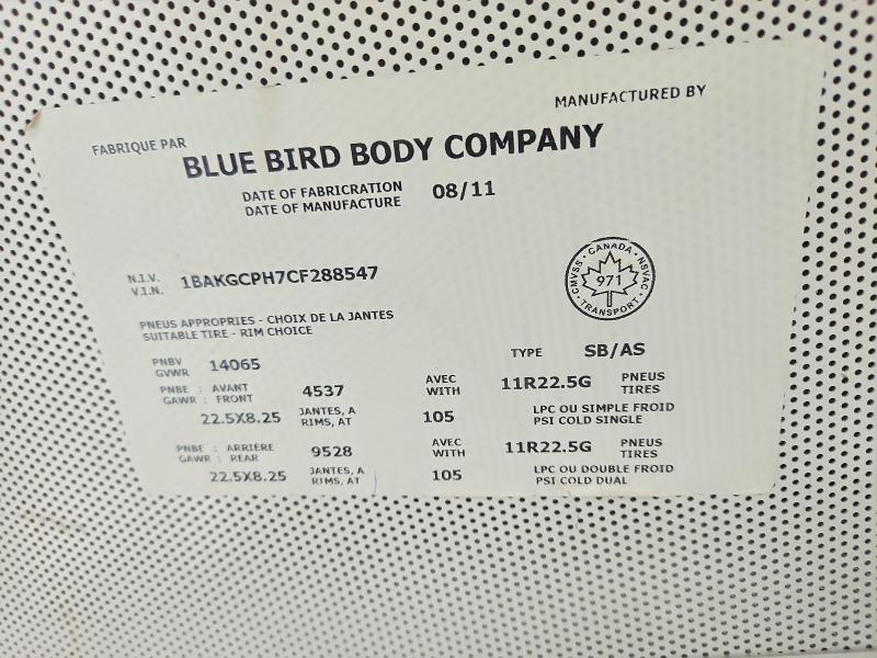 2012 BLUEBIRD VISION - SCHOOL BUS — Фото 10 из 10