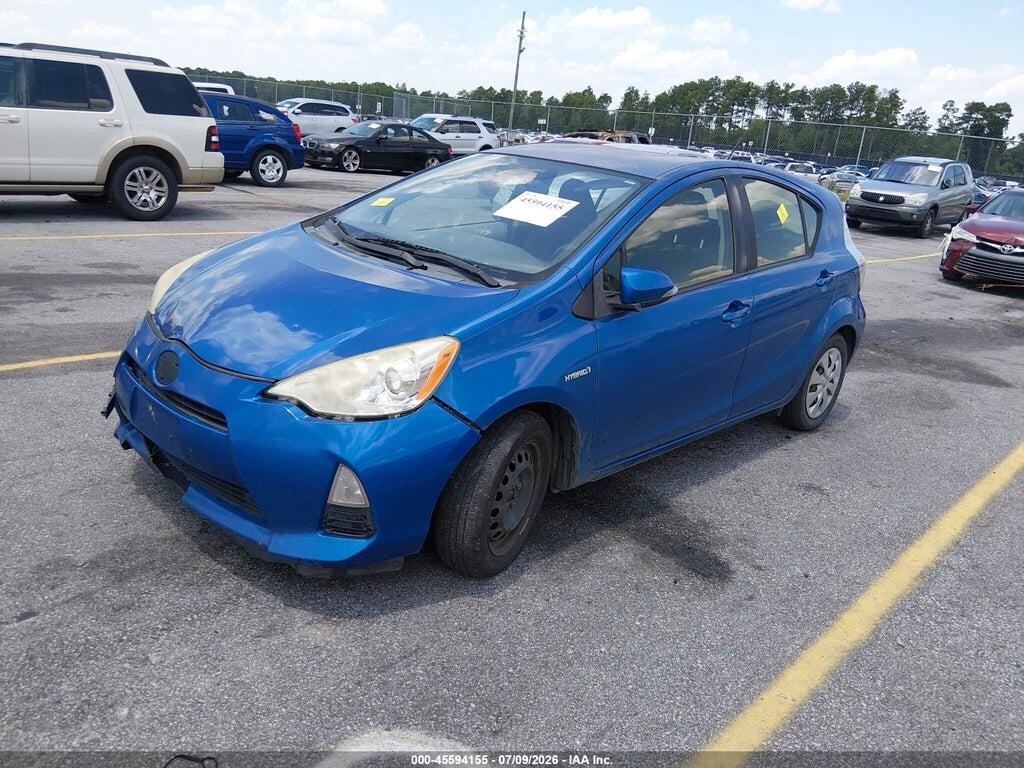 JTDKDTB34E1083844 2014 TOYOTA PRIUS C photo no. 2
