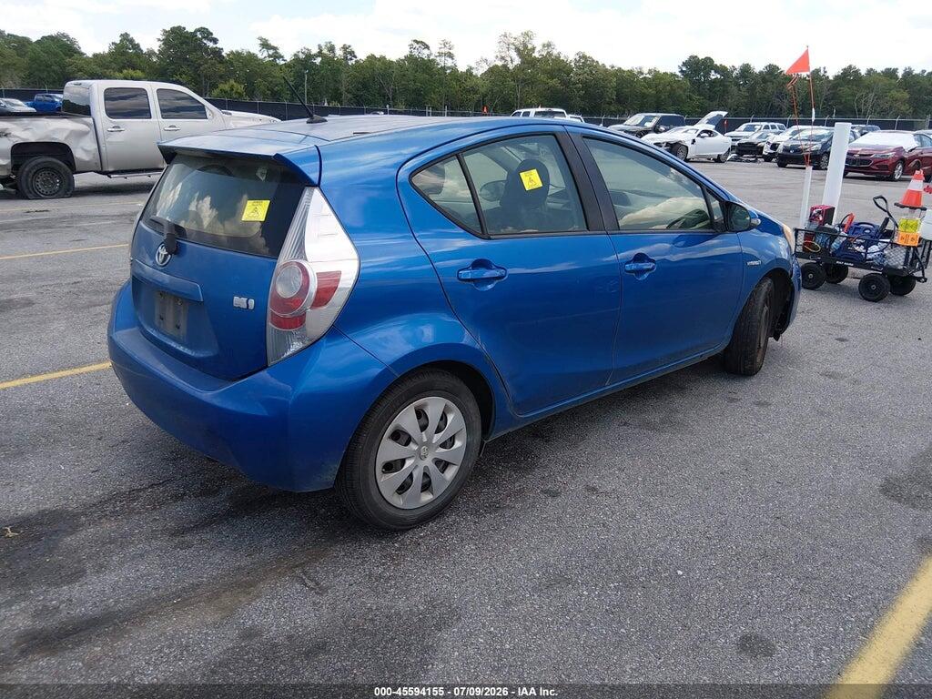 JTDKDTB34E1083844 2014 TOYOTA PRIUS C photo no. 4