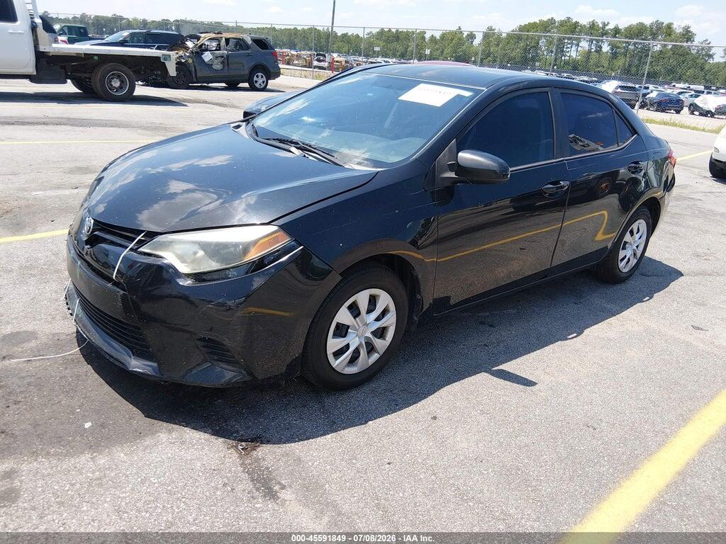 5YFBURHE2FP257032 2015 TOYOTA COROLLA photo no. 2
