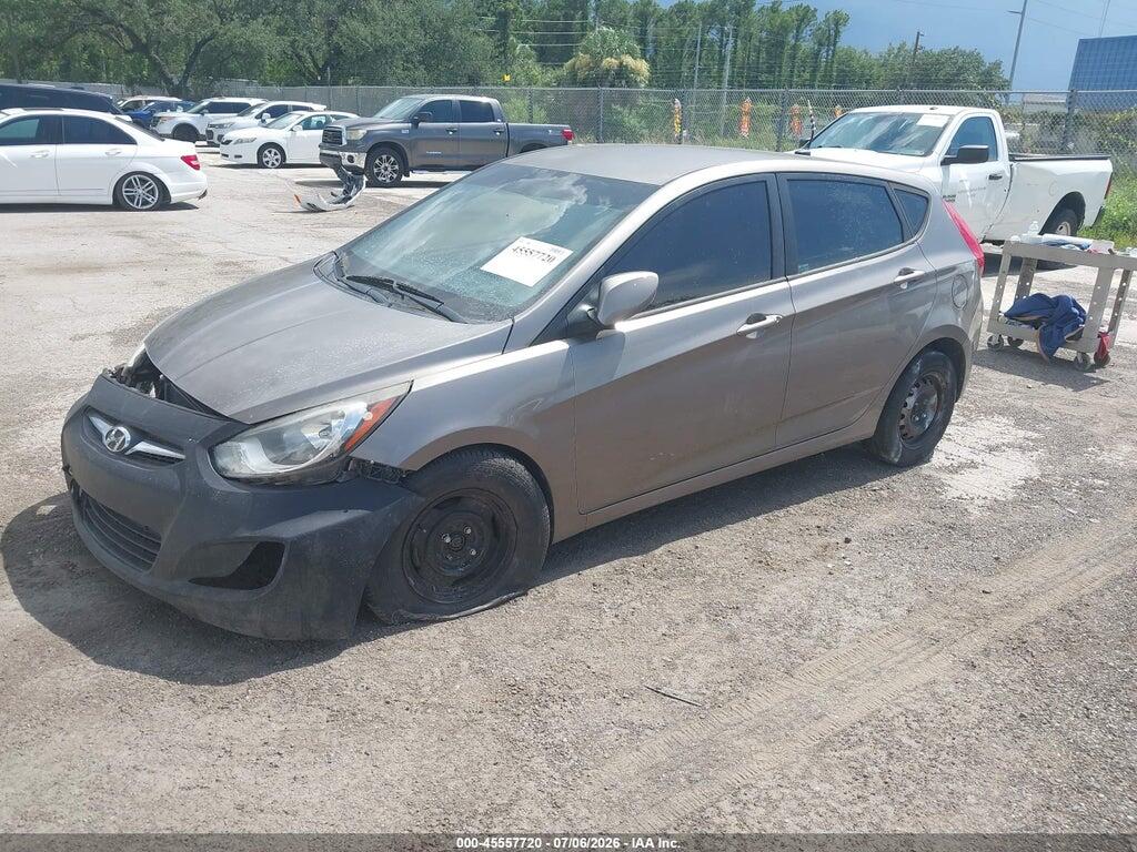 KMHCT5AE7EU145804 2014 HYUNDAI ACCENT photo no. 2
