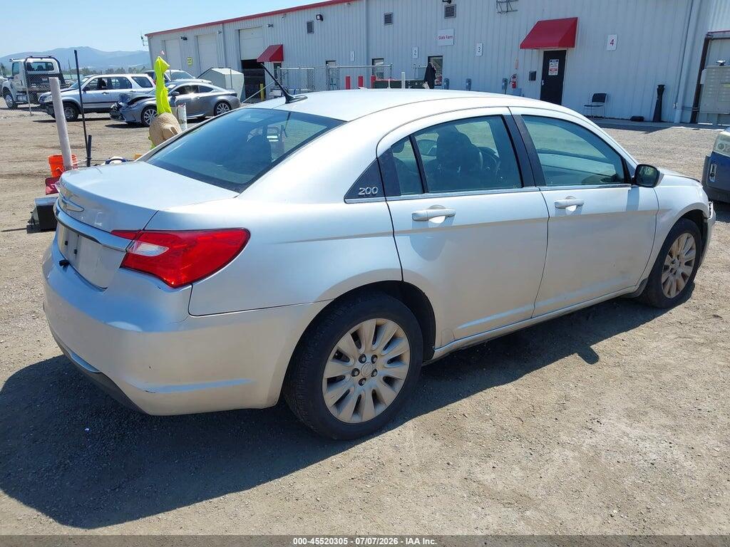 1C3CCBAB8CN101346 2012 CHRYSLER 200 photo no. 4
