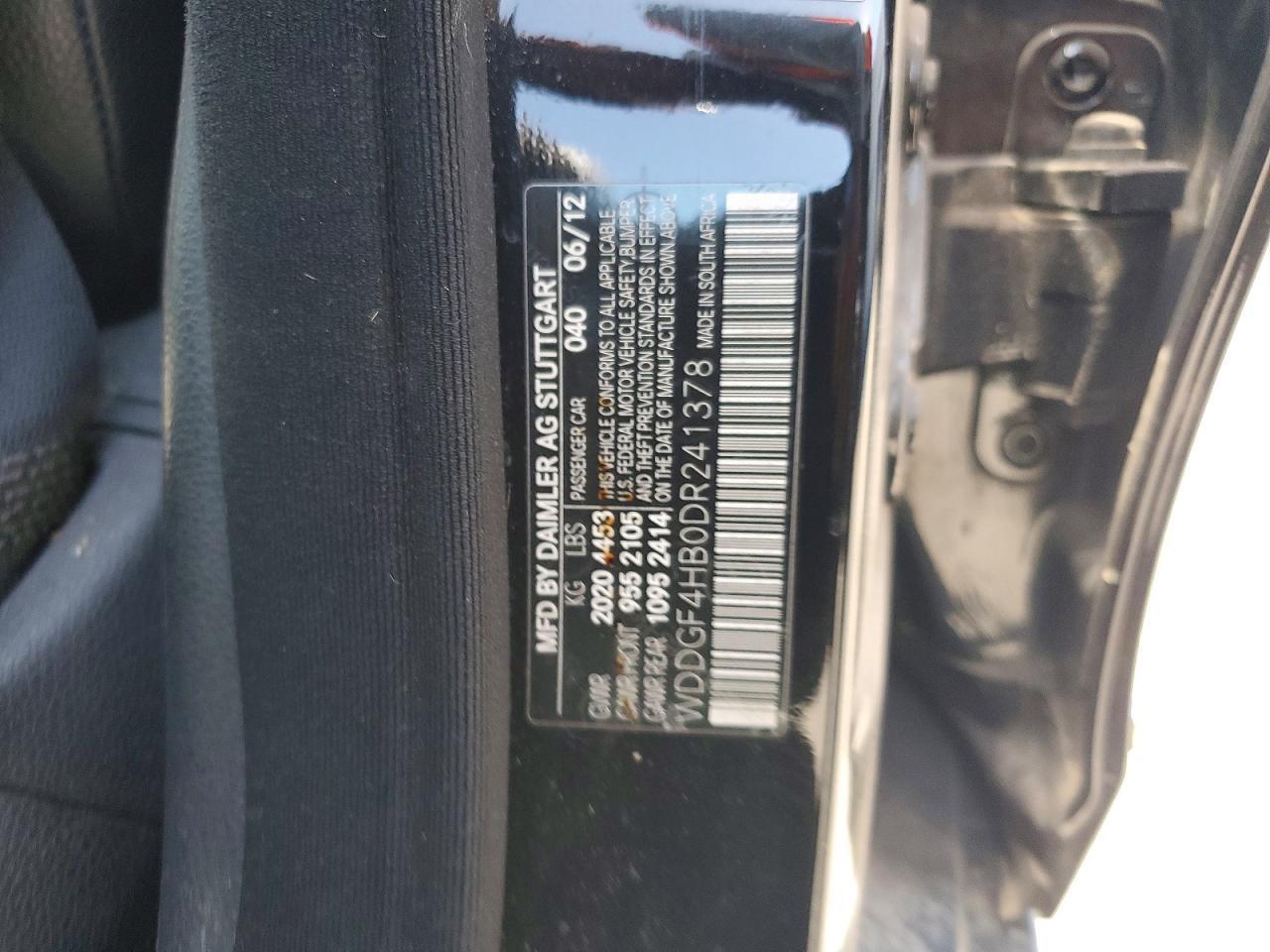 2013 MERCEDES-BENZ C 250 — Фото 12 из 12