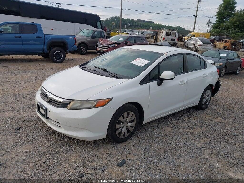 19XFB2F56CE337223 2012 HONDA CIVIC photo no. 2