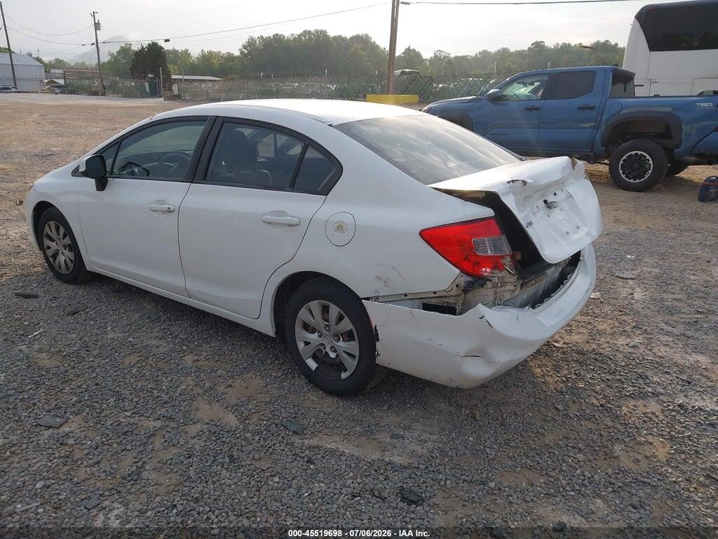 19XFB2F56CE337223 2012 HONDA CIVIC photo no. 3