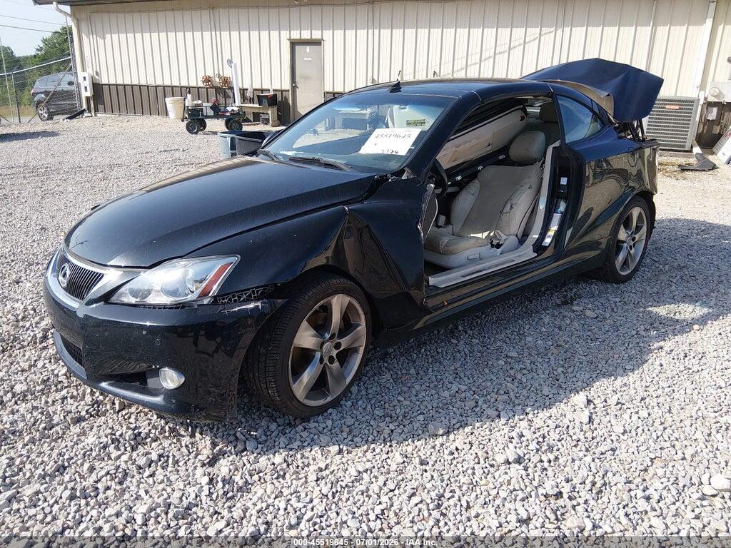JTHFF2C27A2512070 2010 LEXUS IS 250C photo no. 2