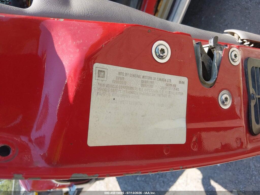 2GCEK19R7T1215830 1996 CHEVROLET GMT-400 photo no. 9