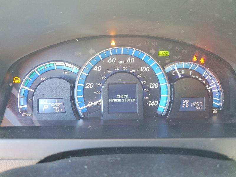 2013 TOYOTA CAMRY HYBRID XLE — Фото 9 из 12