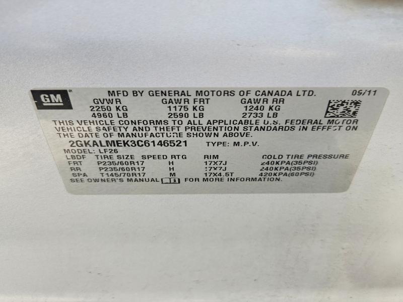 2012 GMC TERRAIN SLE — Фото 13 из 13