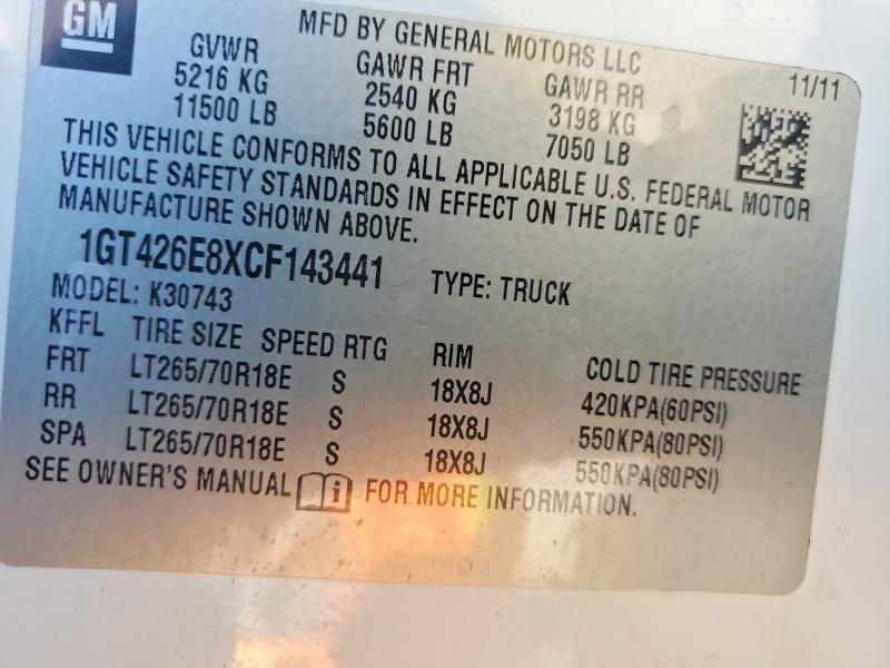 2012 GMC SIERRA K3500 DENALI — Фото 13 из 13