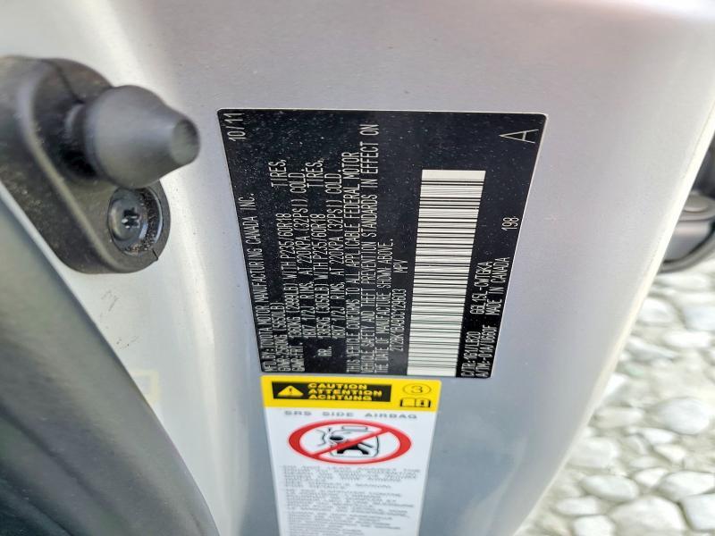 2012 LEXUS RX 350 BASE — Фото 13 из 13
