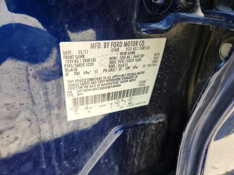 2011 FORD EDGE LIMITED — Фото 12 из 12