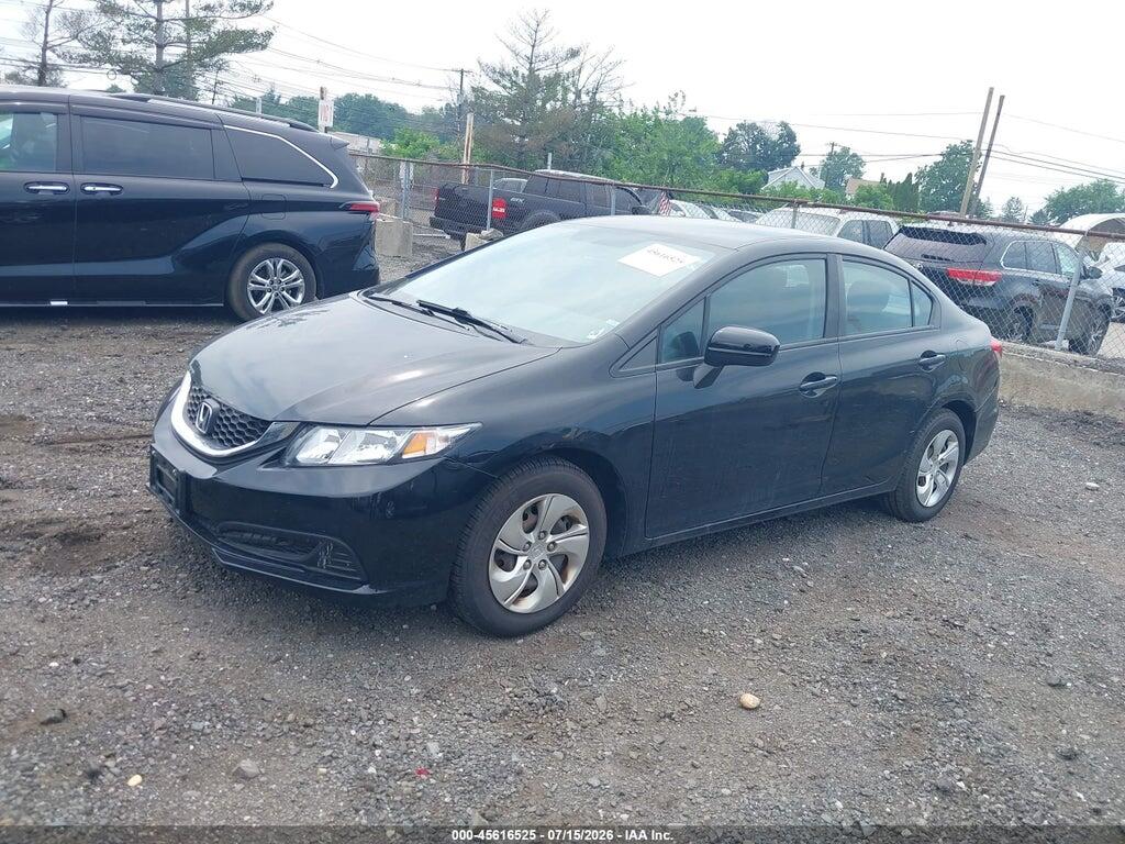 2HGFB2F52FH565391 2015 HONDA CIVIC photo no. 2
