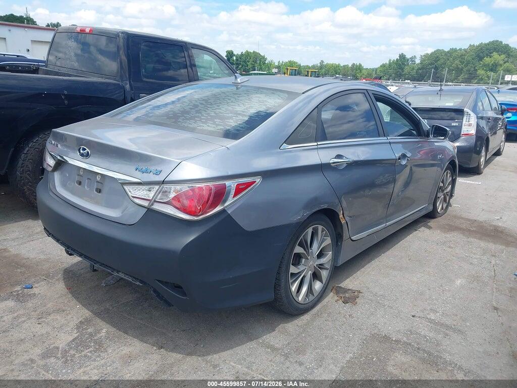 KMHEC4A42FA137459 2015 HYUNDAI SONATA HYBRID photo no. 4