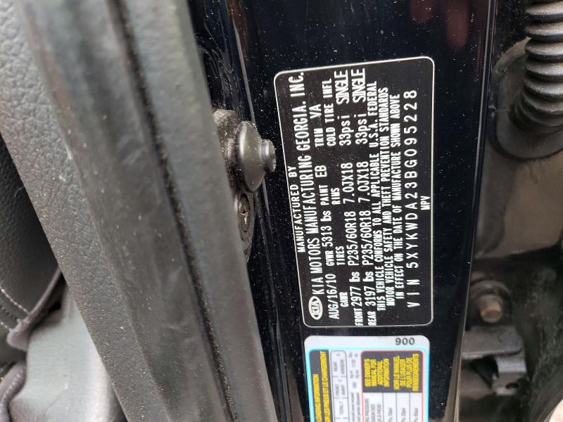 2011 KIA SORENTO SX — Фото 13 из 13