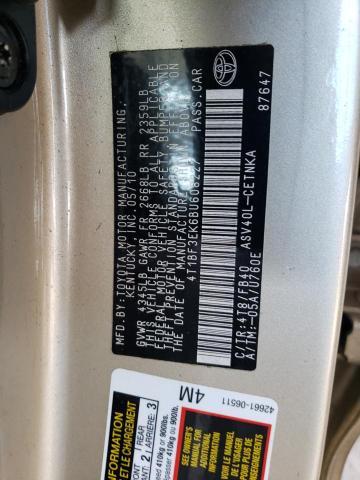 2011 TOYOTA CAMRY BASE — Фото 12 из 12