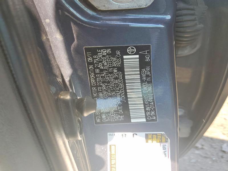 2011 TOYOTA PRIUS TWO — Фото 12 из 12