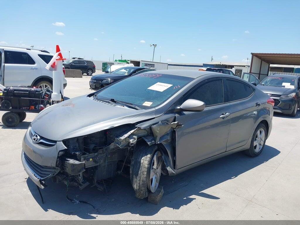 5NPDH4AEXDH351941 2013 HYUNDAI ELANTRA photo no. 2