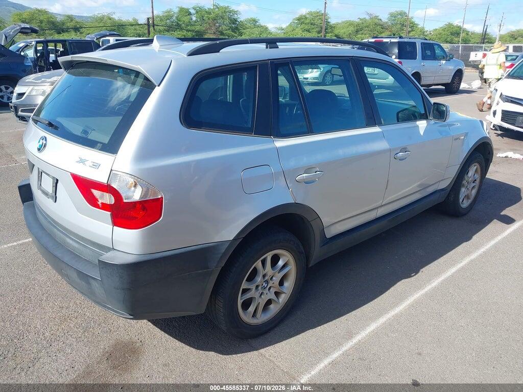 WBXPA73404WC37857 2004 BMW X3 photo no. 4