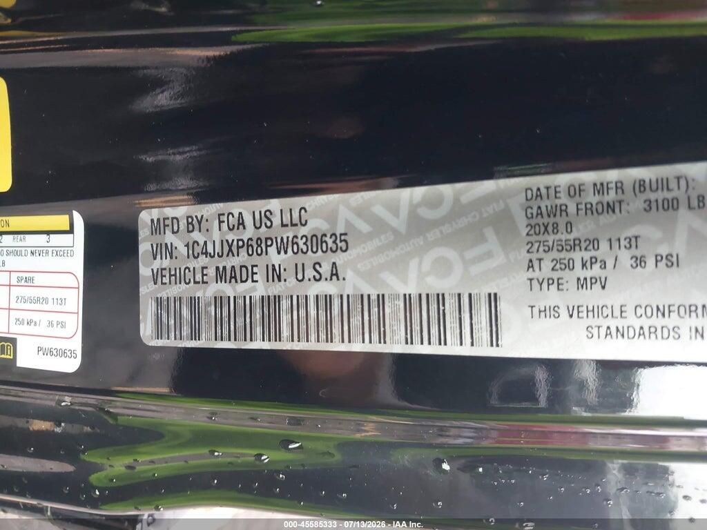 1C4JJXP68PW630635 2023 JEEP WRANGLER 4XE photo no. 9