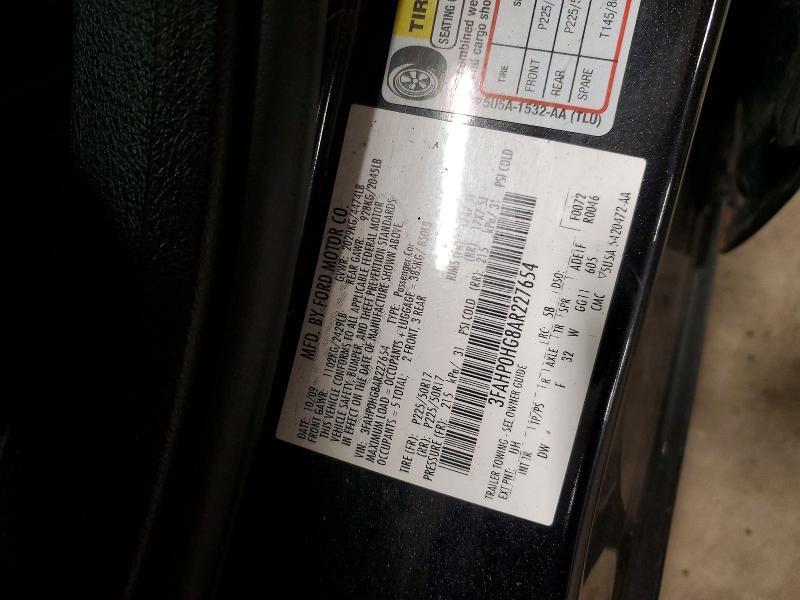 2010 FORD FUSION SE — Фото 12 из 12
