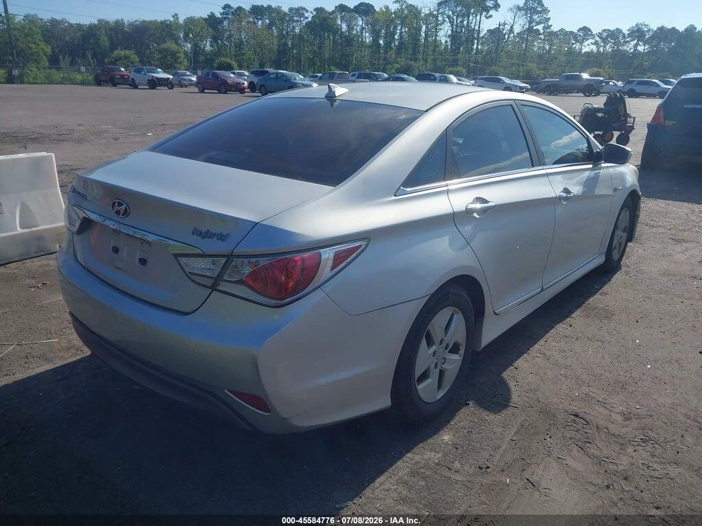 KMHEC4A41CA038871 2012 HYUNDAI SONATA HYBRID photo no. 4
