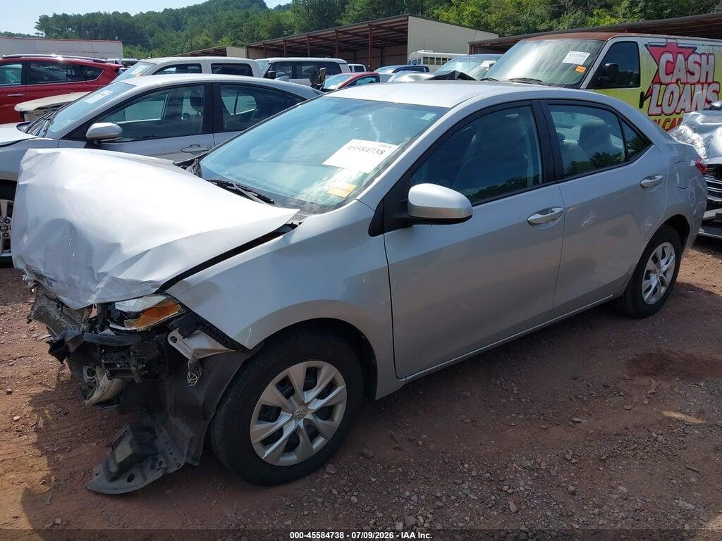 2T1BURHEXEC124565 2014 TOYOTA COROLLA photo no. 2