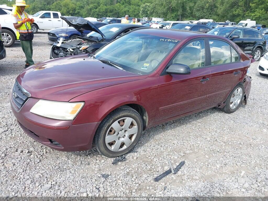 5NPET4AC0AH599192 2010 HYUNDAI SONATA photo no. 2