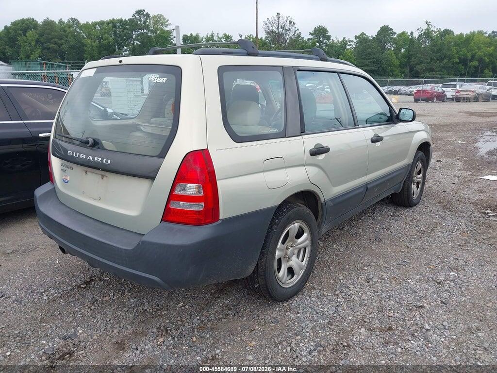 JF1SG63655H721453 2005 SUBARU FORESTER photo no. 4