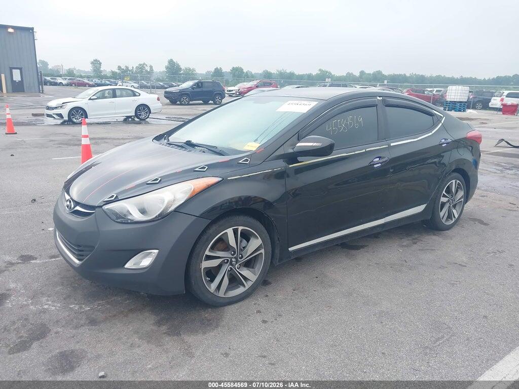 KMHDH4AE5CU313873 2012 HYUNDAI ELANTRA photo no. 2