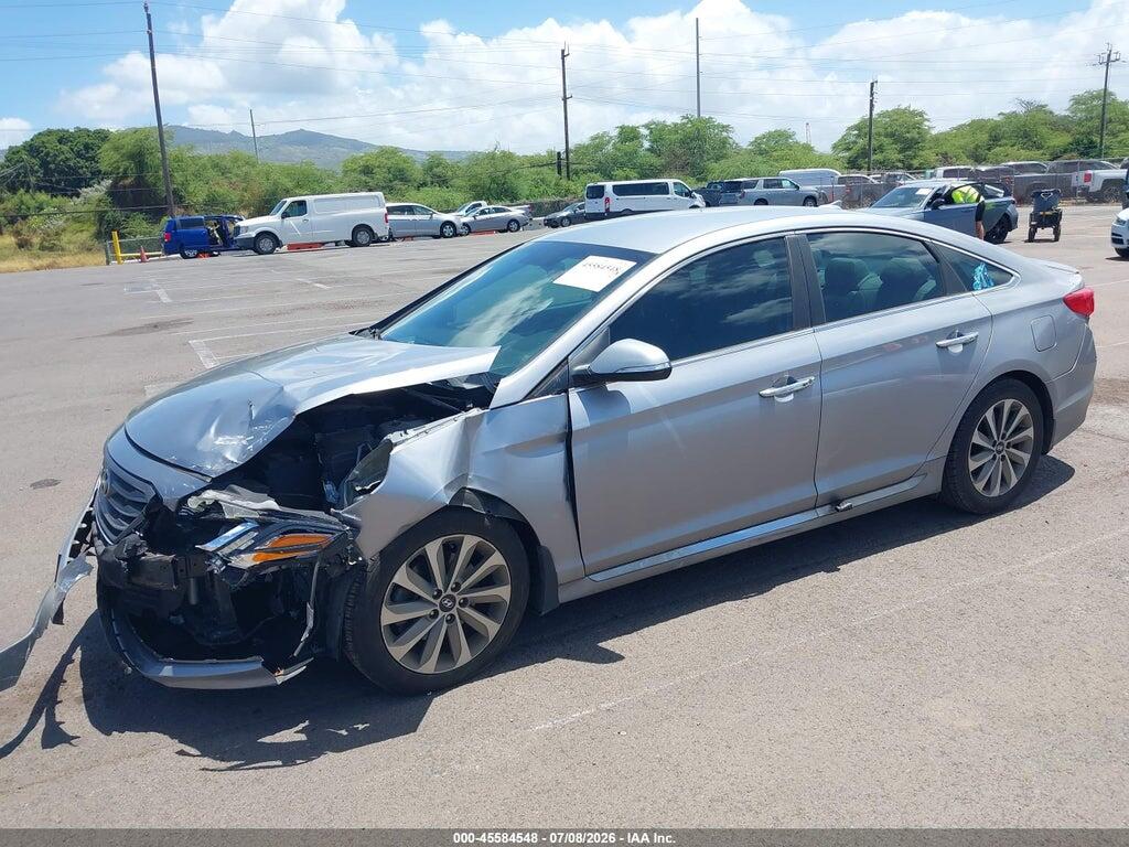 5NPE34AF2FH177393 2015 HYUNDAI SONATA photo no. 2