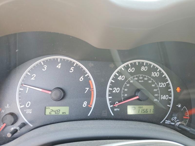 2T1BU4EE8AC295462 2010 TOYOTA COROLLA photo no. 9