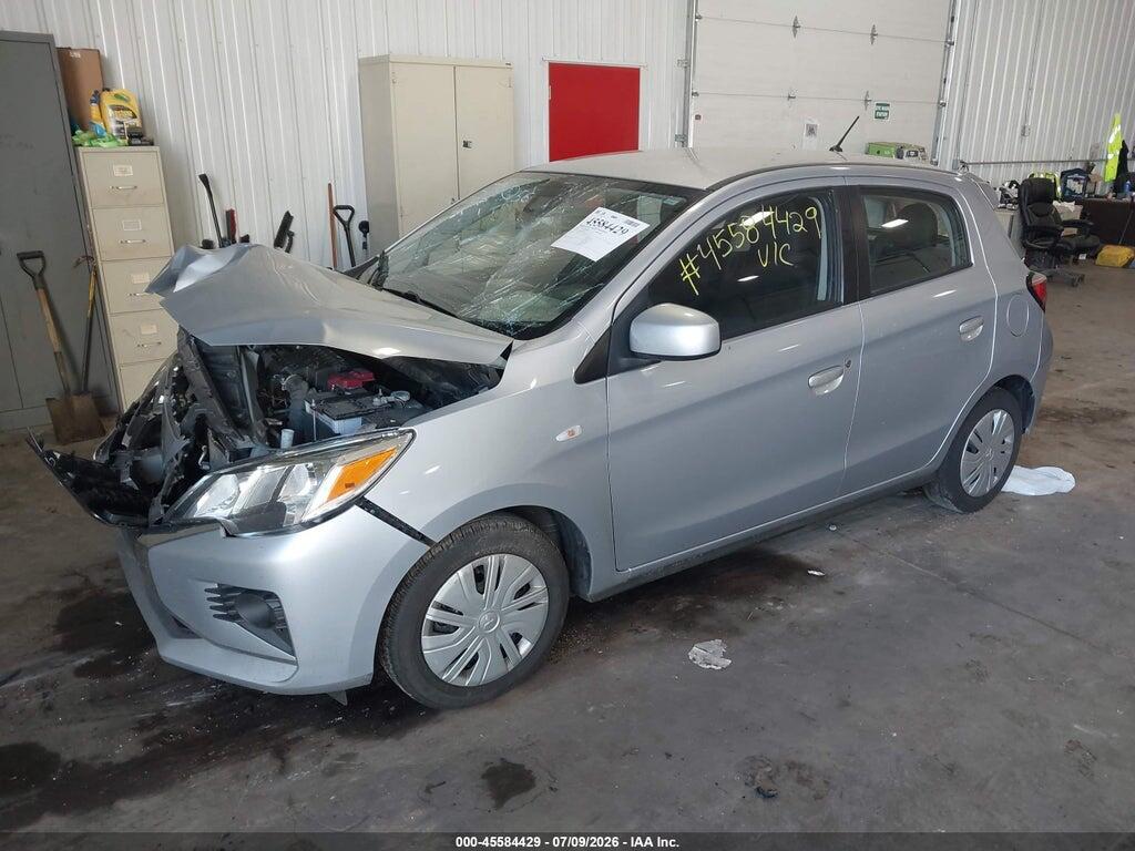 ML32AUHJ8MH005676 2021 MITSUBISHI MIRAGE photo no. 2