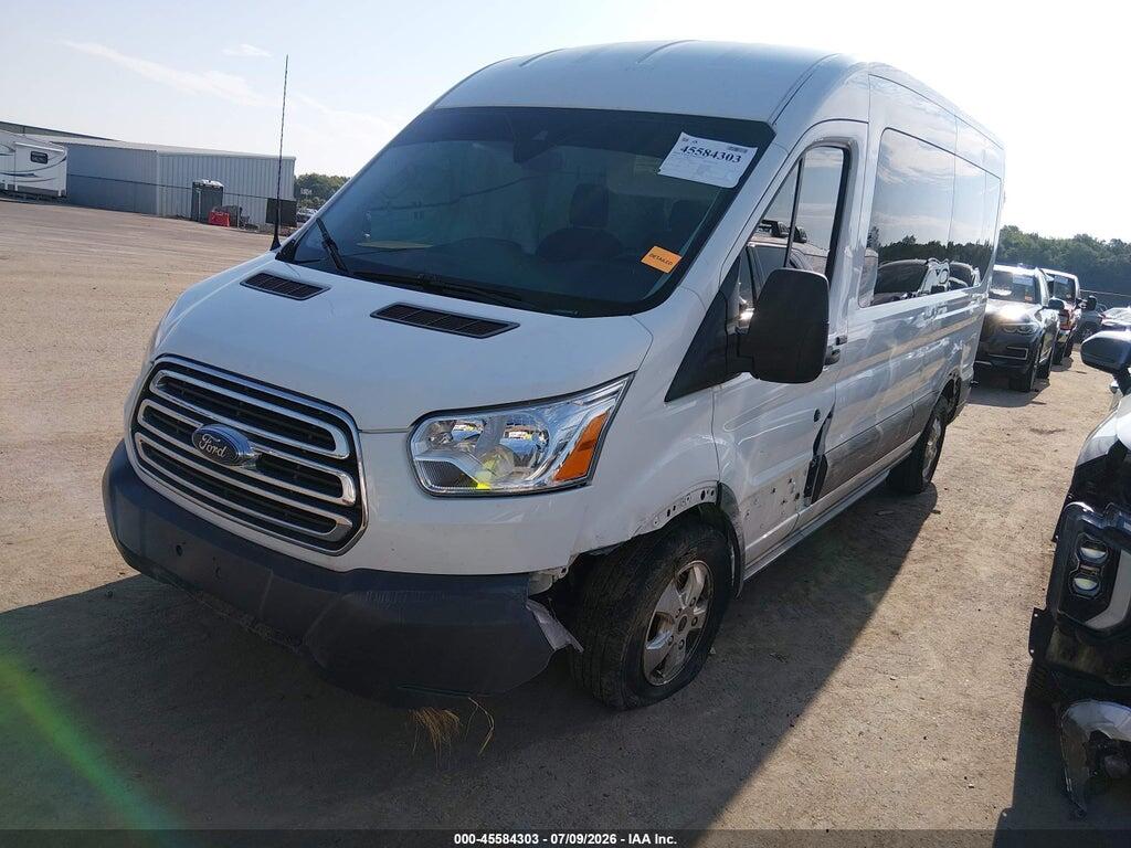 1FBZX2CM2JKA68503 2018 FORD TRANSIT-350 photo no. 2