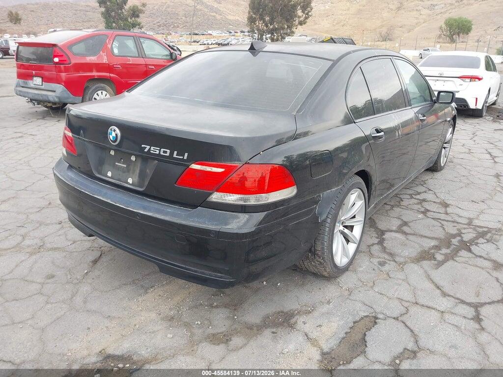 WBAHN83548DT80696 2008 BMW 750LI photo no. 4