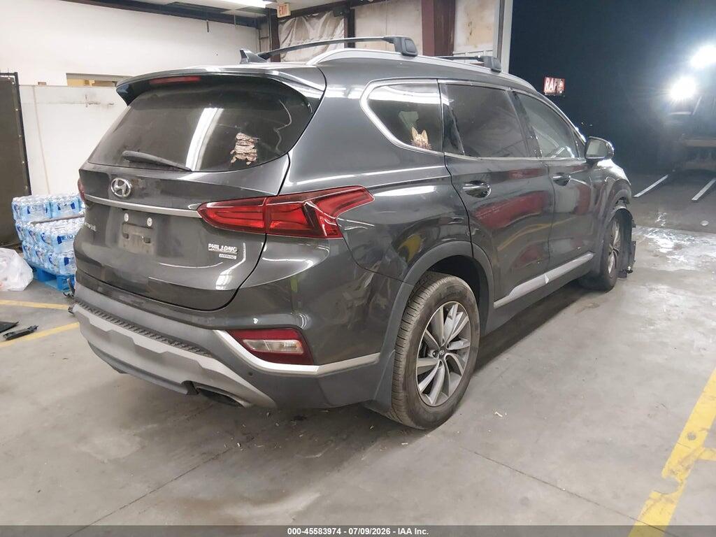 5NMS3CAD4LH282604 2020 HYUNDAI SANTA FE photo no. 4
