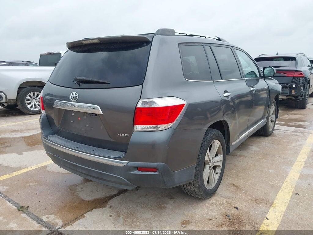 5TDDK3EH4DS275417 2013 TOYOTA HIGHLANDER photo no. 4