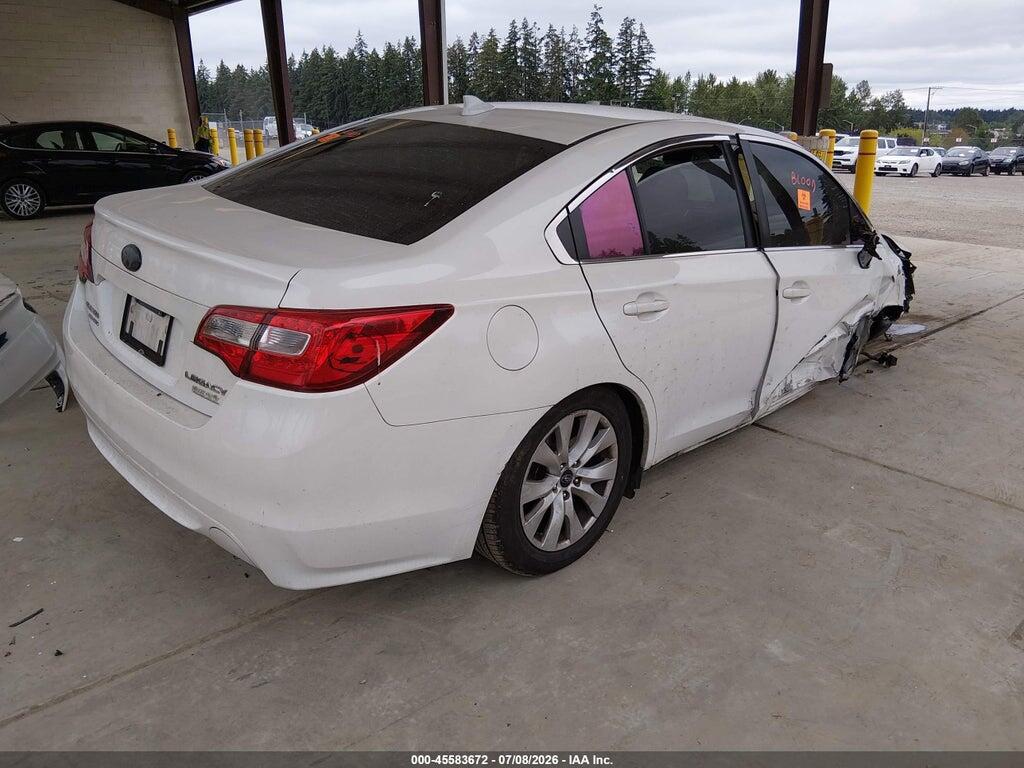 4S3BNAC68G3054459 2016 SUBARU LEGACY photo no. 4