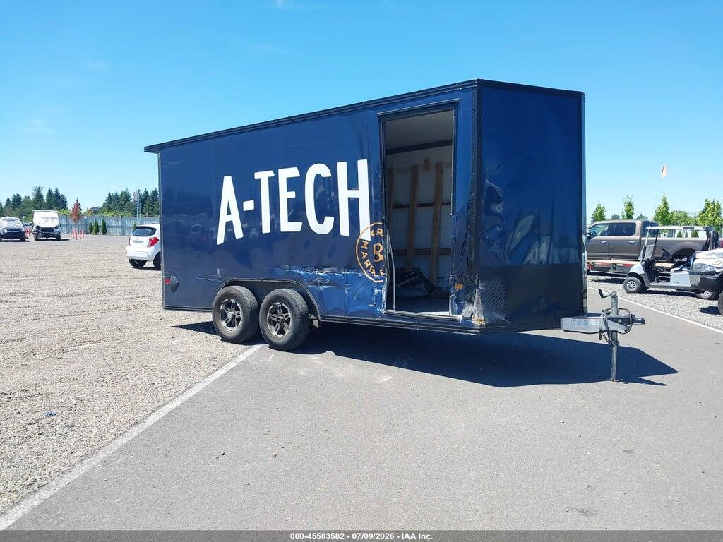 5WFBE1627NB039150 2022 ALCOM 16' ENCLOSED TRAILER photo no. 1