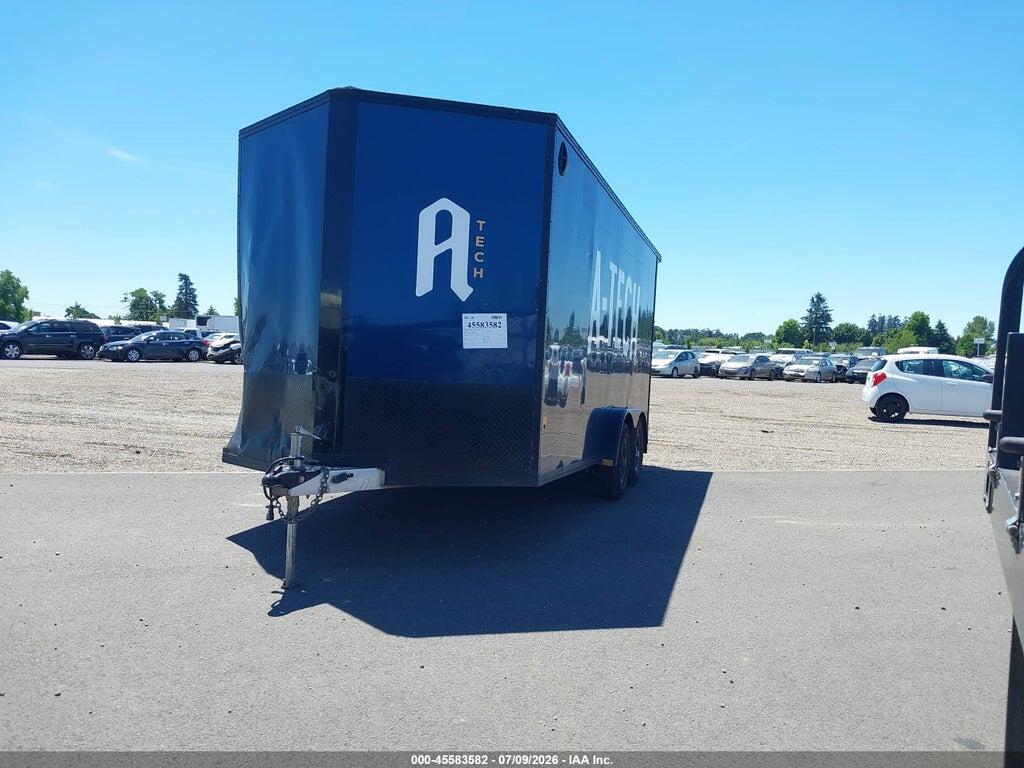 5WFBE1627NB039150 2022 ALCOM 16' ENCLOSED TRAILER photo no. 2