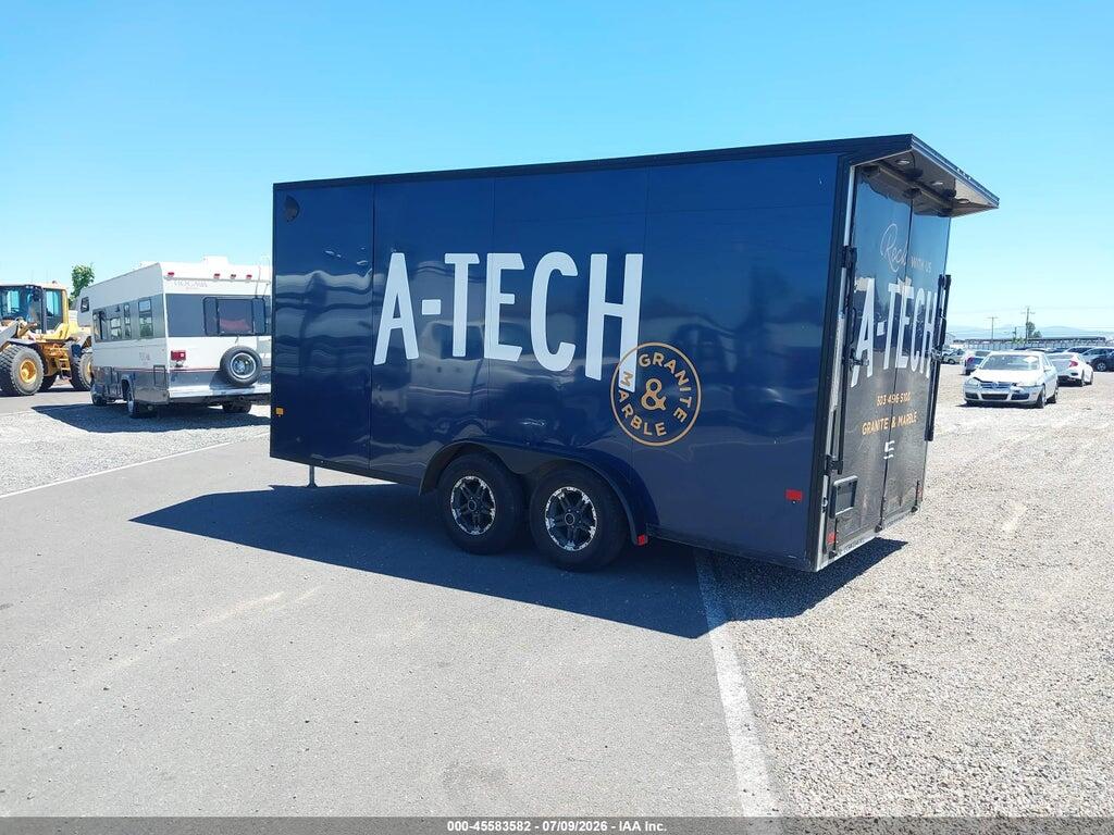 5WFBE1627NB039150 2022 ALCOM 16' ENCLOSED TRAILER photo no. 3