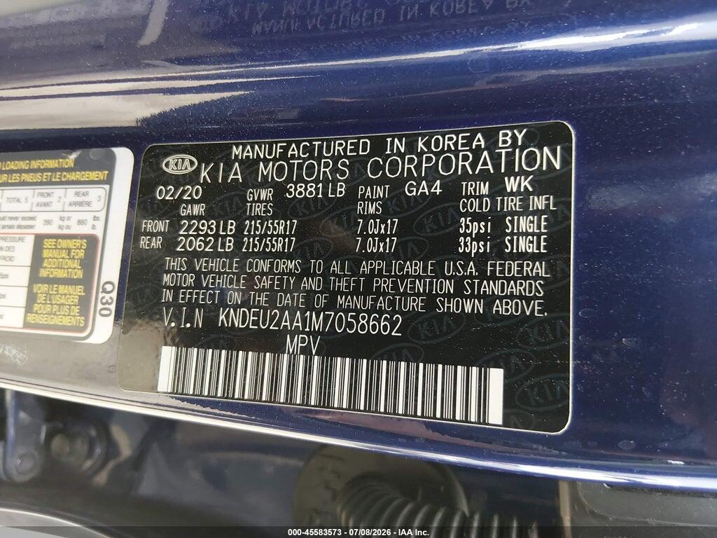 KNDEU2AA1M7058662 2021 KIA SELTOS photo no. 9