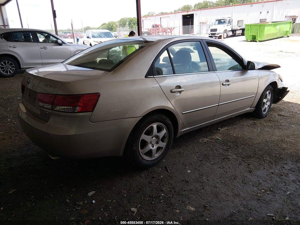 5NPEU46F86H016875 2006 HYUNDAI SONATA photo no. 4