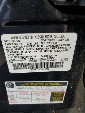 JNKAY01E68M606719 2008 INFINITI M35 photo no. 12