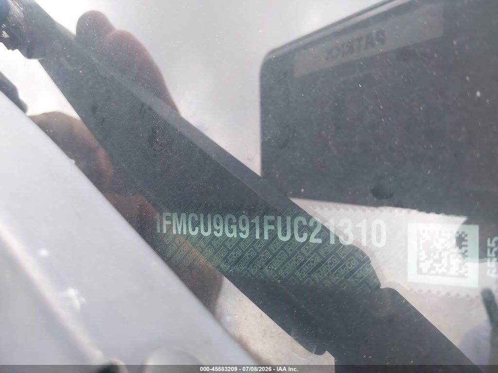 1FMCU9G91FUC21310 2015 FORD ESCAPE photo no. 9