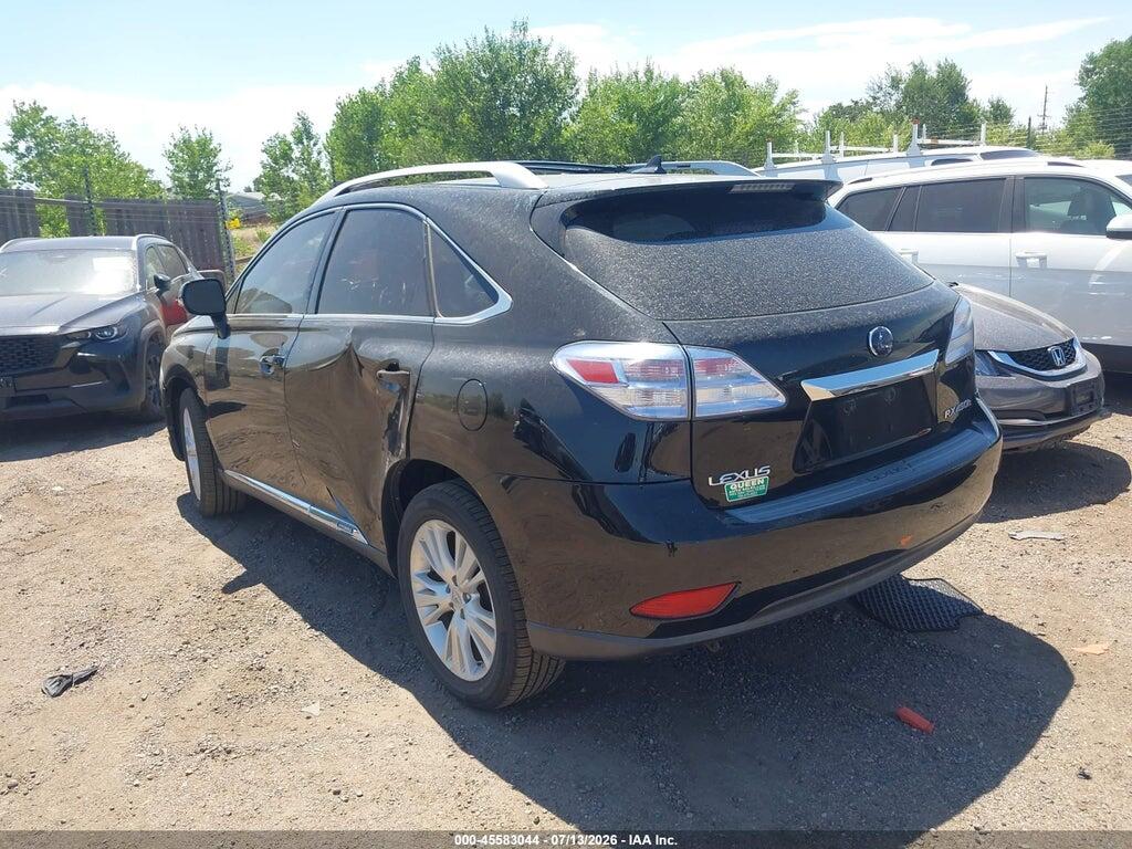 JTJBC1BA2A2405162 2010 LEXUS RX 450H photo no. 3