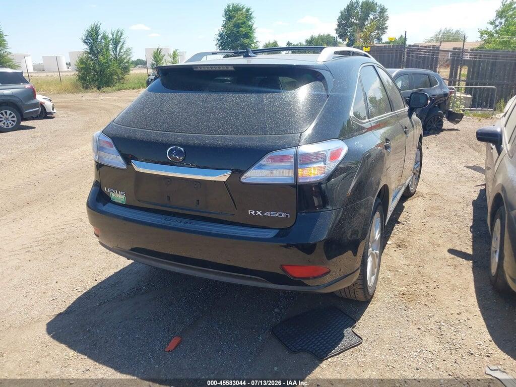 JTJBC1BA2A2405162 2010 LEXUS RX 450H photo no. 4