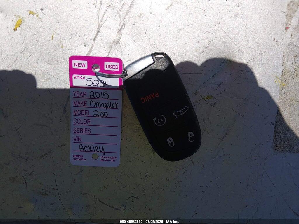 1C3CCCEG1FN567247 2015 CHRYSLER 200 photo no. 11